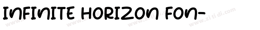 Infinite Horizon Fon字体转换